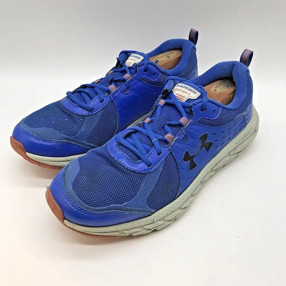 Under Armour Charged Toccoa 2 Sneakers Men's 10.5 Blue Running Shoes 3021955-401